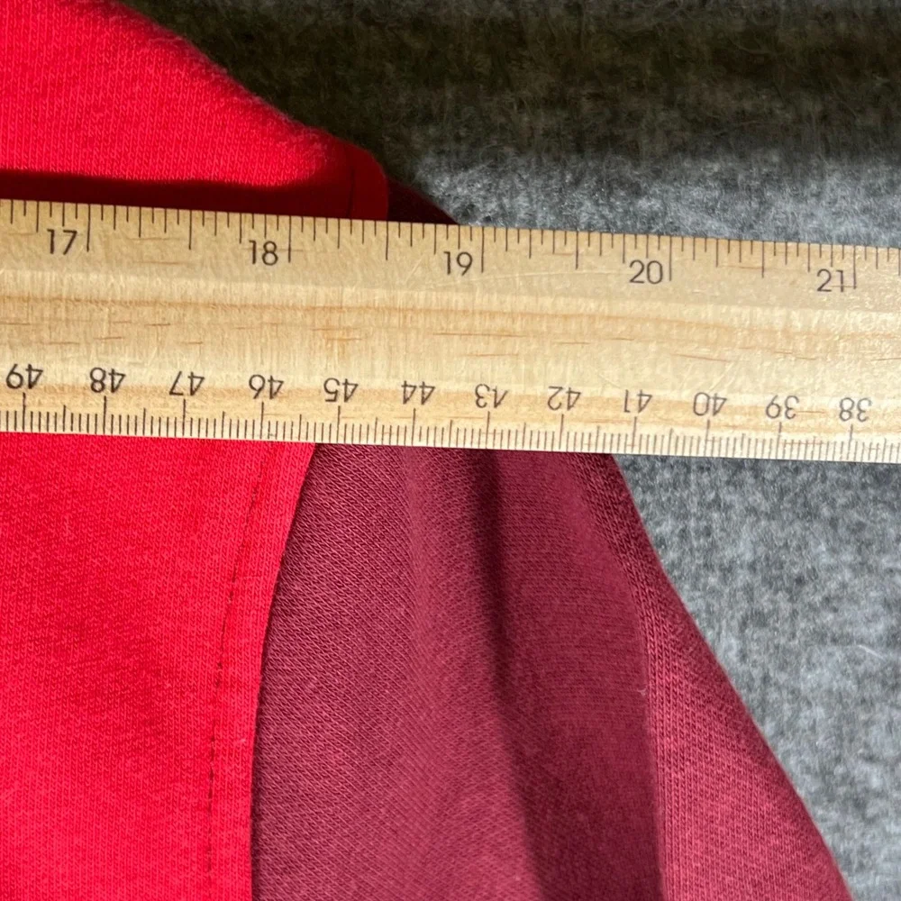 The North Face‎ Mens L Pullover Hoodie Sweatshirt Two-Tone Red Casual Outdoors